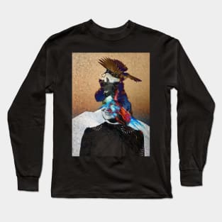 Birdhouse - Surreal/Collage Art Long Sleeve T-Shirt